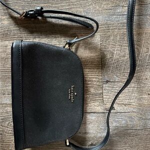 Kate Spade Glittery Black Crossbody Bag